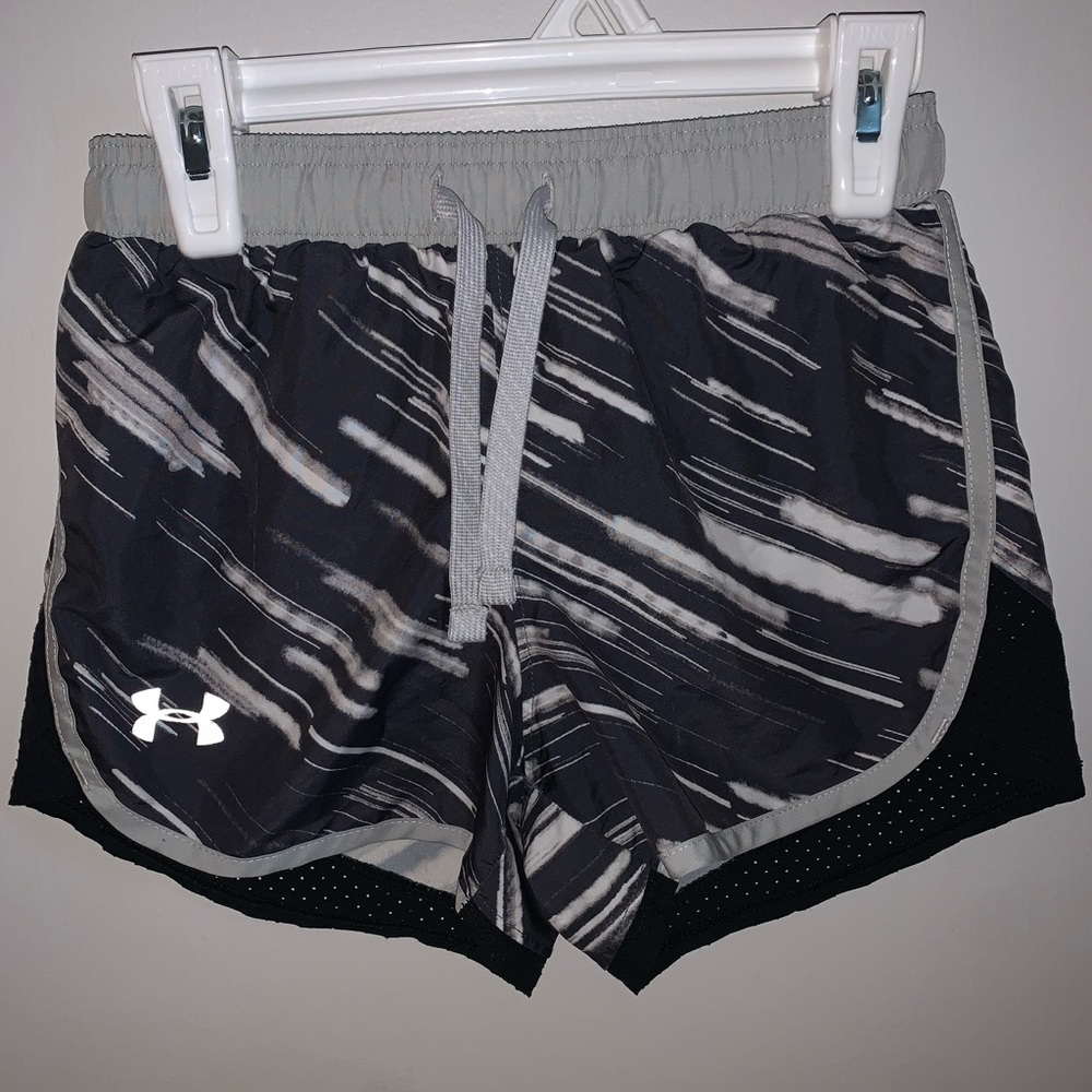 Grey athletic shorts